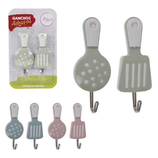 Ganchos de Parede pano de prato Decorativos Adesivos p/ Cozinha até 1.5kg - Art House Imagem de Ganchos de Parede pano de prato Decorativos Adesivos p/ Cozinha até 1.5kg