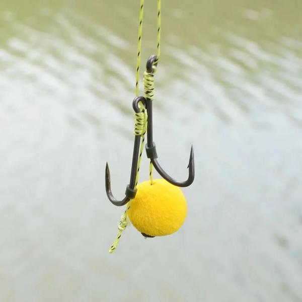 Imagem de Ganchos de Peixe Micro Farpados - 15 Peças com Haste Longa - Aço Carbono Revestido em PTFE