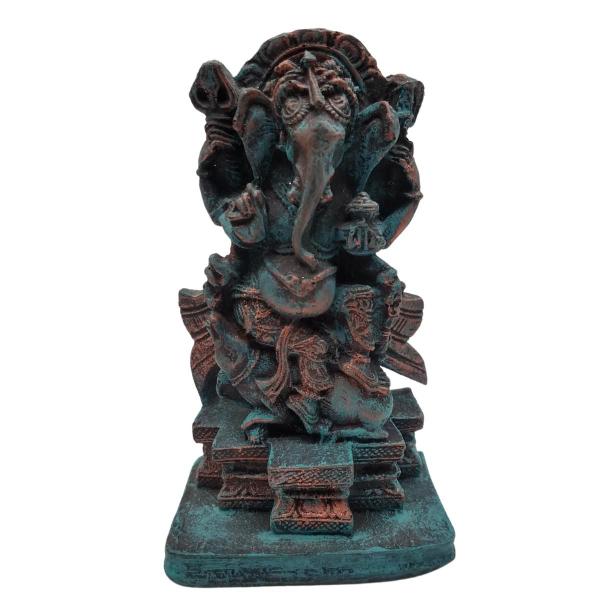 Imagem de Ganesha em Pé - Verde