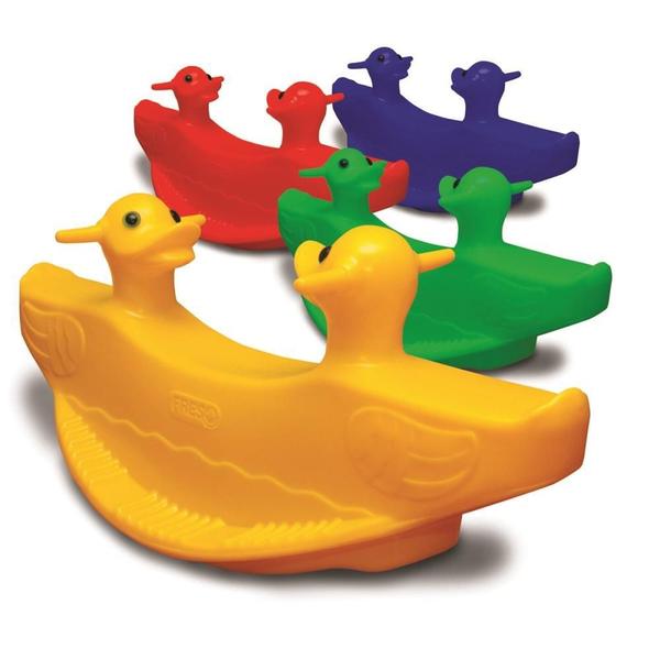 Gangorra Infantil Patinho 2 Lugares Cores INMETRO - Freso Imagem de Gangorra Infantil Patinho 2 Lugares Cores INMETRO - Freso