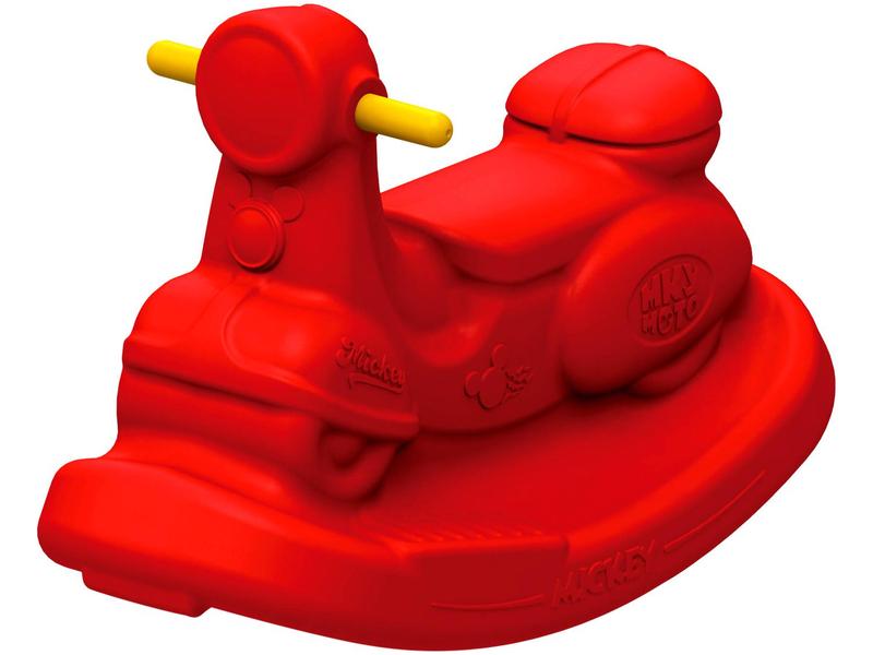 Gangorra Moto Disney Scooter Mickey Vermelha - Xalingo Imagem de Gangorra Moto Disney Scooter Mickey Vermelha