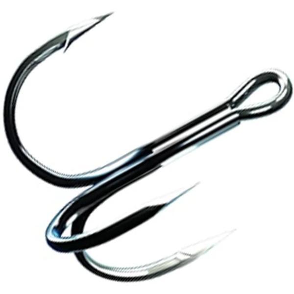 Imagem de Garatéia Anzol de Pesca Pescaria Eagle Claw TRO-KAR TK934P 3X C/6un Tam 06