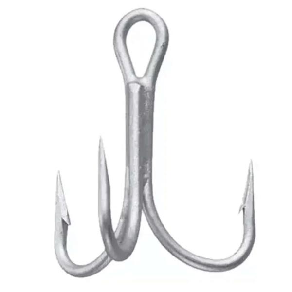 Imagem de Garatéia para Pesca Lizard Fishing Treble Hook 5X Nickel Nº06 C/10un