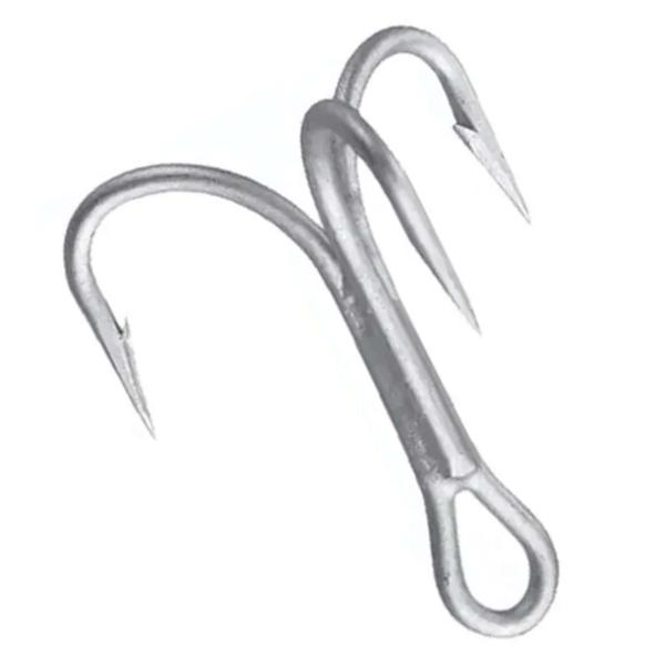 Imagem de Garatéia para Pesca Lizard Fishing Treble Hook 5X Nickel Nº08 C/10un