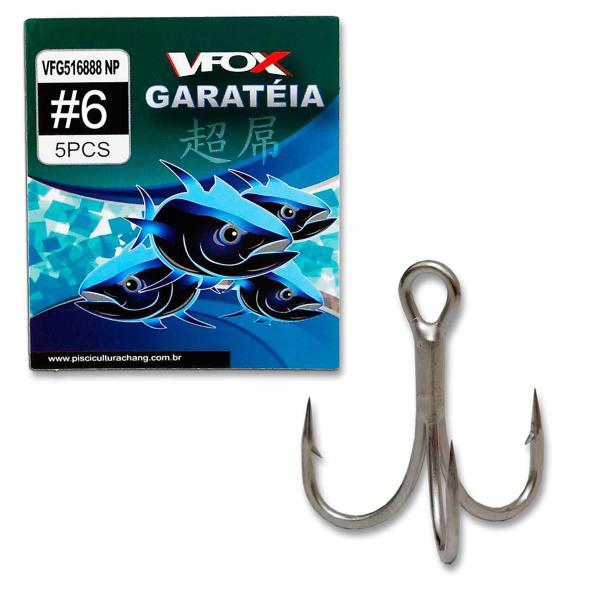 Imagem de Garatéia Pesca Anzol Triplo V-Fox Vfg-516888 5 Anzóis Aço