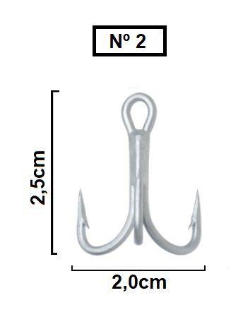 Imagem de Garateia VMC Fishfighter 6x Strong 8527PS Nº2 - 10 Unidades