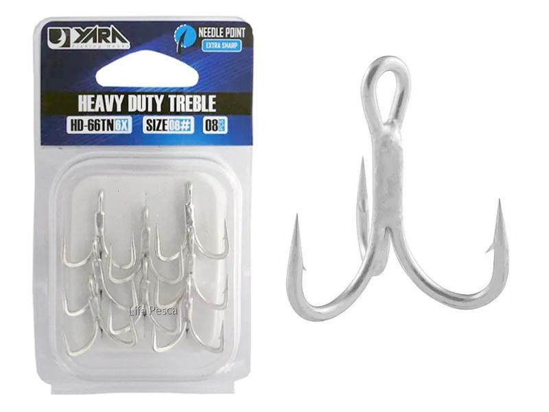 Imagem de Garateia Yara Fishing Hooks N 8 - HD-66TN 6X - 8 Peças