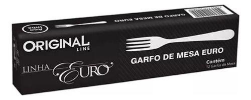 Imagem de Garfo De Mesa Inox Euro Com 12 Pçs Original Line