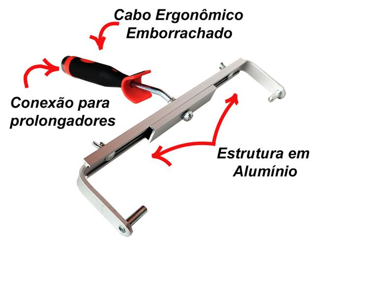 Imagem de Garfo Duplo Pintura Suporte  Ajustável Profissional Atlas