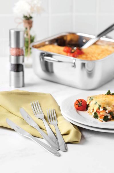 Garfo e Faca De Mesa Aço Inox Laguna 72 Peças Tramontina Imagem de Garfo e Faca De Mesa Aço Inox Laguna 72 Peças Tramontina