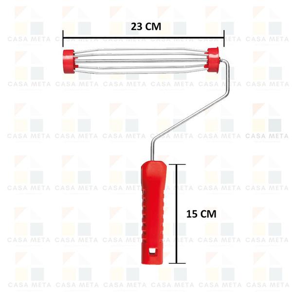 Imagem de Garfo Para Rolo Pintura Suporte 23cm - 9 Unidades