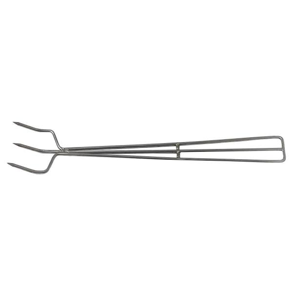 Imagem de Garfo Tridente Para Churrasco Inox 304 Grande 45Cm