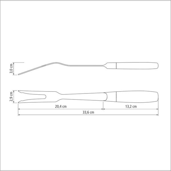 Imagem de Garfo Trinchante Tramontina Cronos em Aço Inox