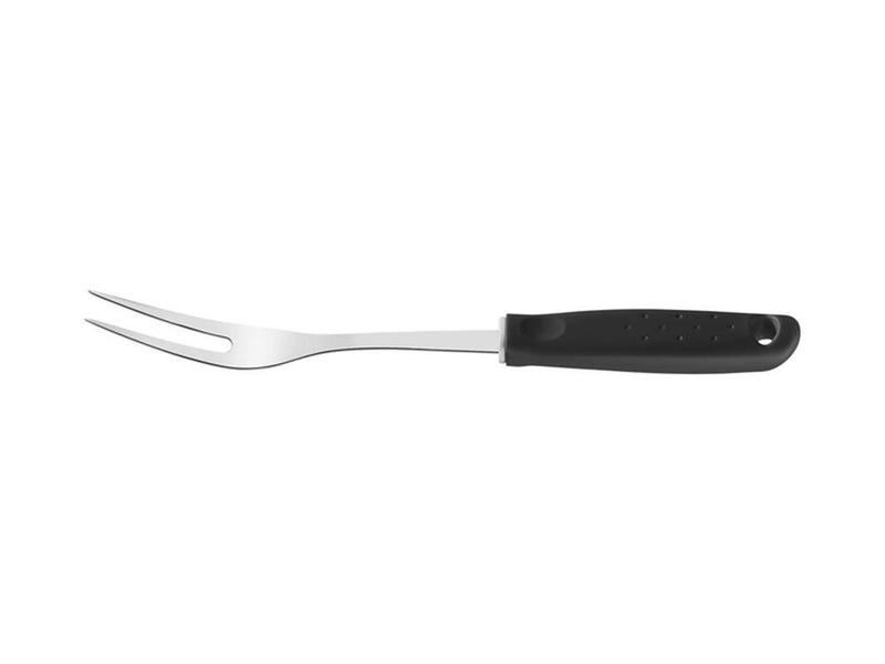 Garfo trinchante utilita preto lamina de aco inox e cabo de polipropileno tramontina Imagem de Garfo trinchante utilita preto lamina de aco inox e cabo de polipropileno tramontina