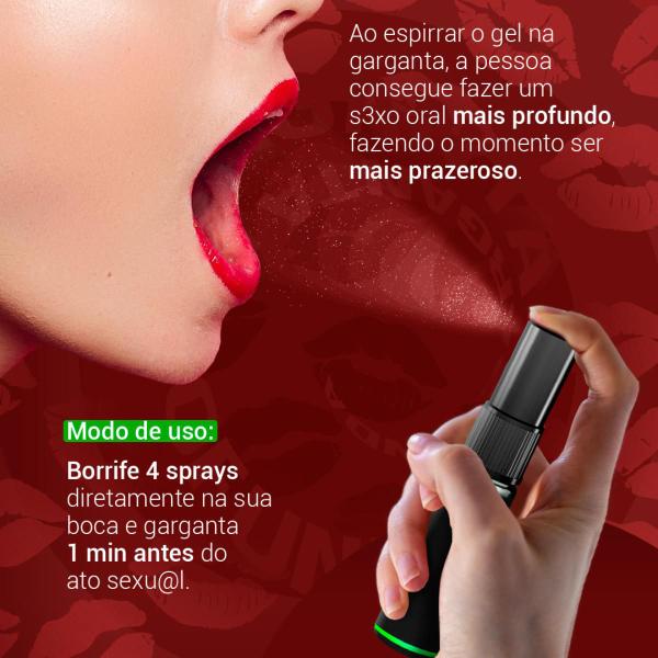 Imagem de Garganta Profunda Spray Dessensibilizante 15ml - INTT