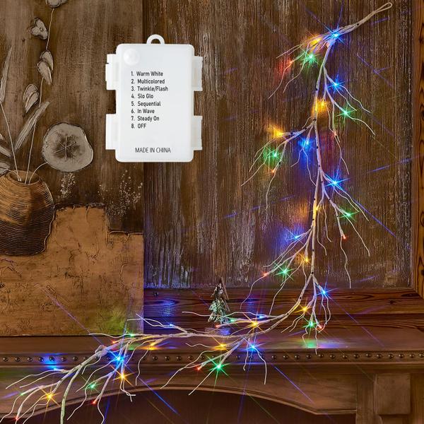 Imagem de Garland Fudios Lighted Birch 48 LED 6FT com 8 funções