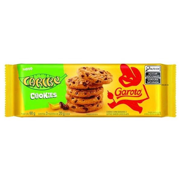 Garoto Cookies Caribe 60 gramas Imagem de Garoto Cookies Caribe 60 gramas
