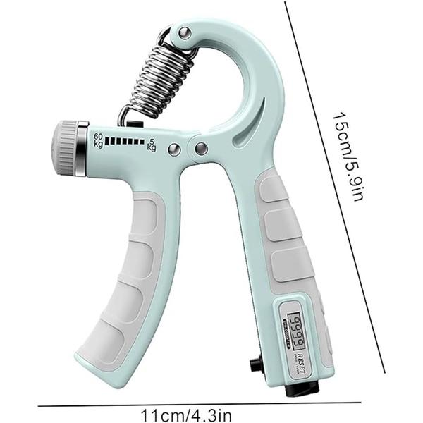 Imagem de Garra de Mão Resistência Ajustável Aperto de mão Força Treinador Dedos Pulso Antebraço MS711