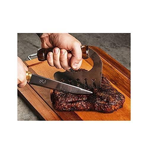 Imagem de Garra De Urso Churrasco Garfo Tridente Inox Madeira