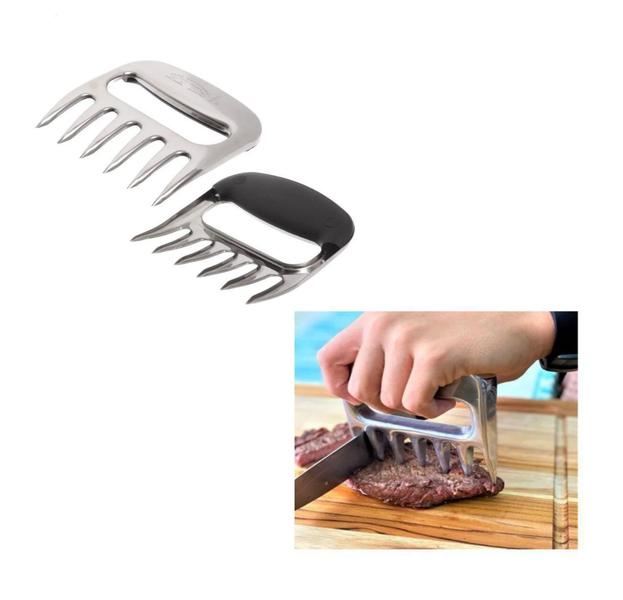 Imagem de Garra De Urso Inox Para Churrasco Garfo Trinchante - Corneta