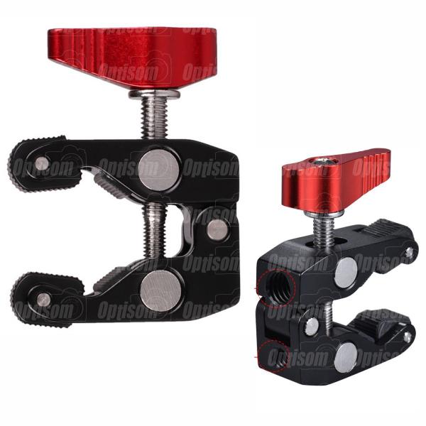 Garra Mini Clamp Braçadeira Para Braço Articulado Magic Arm Greika A-05s Imagem de Garra Mini Clamp Braçadeira Para Braço Articulado Magic Arm Greika A-05s