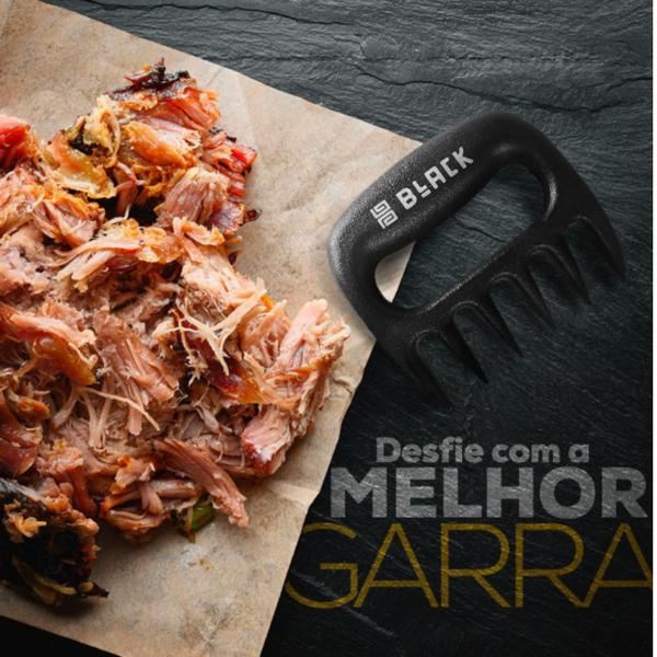 Imagem de Garra para Churrasco Alumínio Fundido Garra de Urso Quadridente Gourmet Desfiador para Churrasco