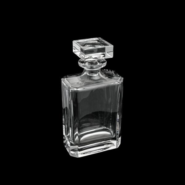 Imagem de Garrafa 700ml para whisky de cristal transparente Blank Quadrado Bohemia - 35151