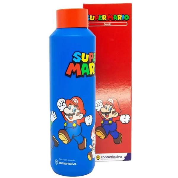 Imagem de Garrafa acqua 600ml turma do mario - Pillowtex