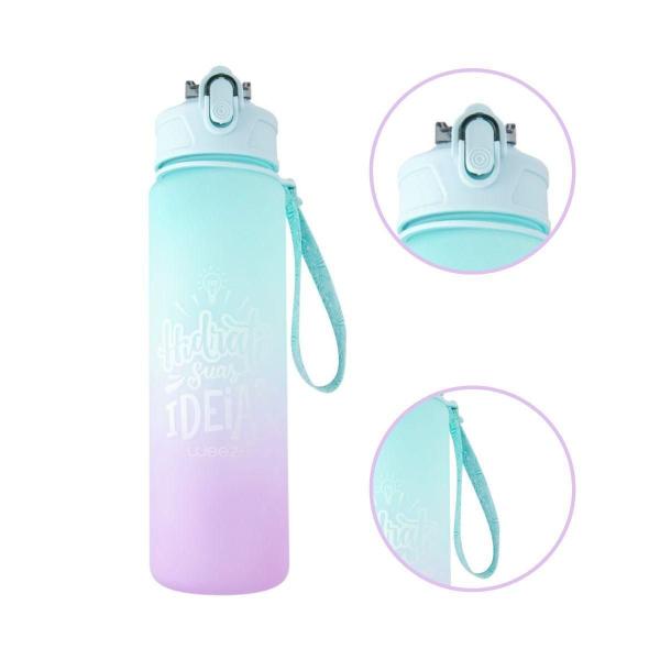 Garrafa Água Squeeze 750Ml Motivacional Academia Fitness Tie - Weeze Imagem de Garrafa Água Squeeze 750Ml Motivacional Academia Fitness Tie