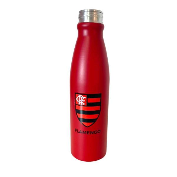 Imagem de Garrafa Aluminio 600 Ml Squeeze Oficial Flamengo Água Fria