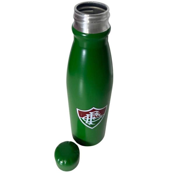 Imagem de Garrafa Aluminio 600 Ml Squeeze Oficial Fluminense Água Fria