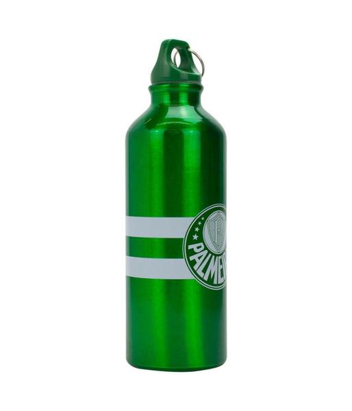 Imagem de Garrafa Alumínio Com Prendedor 500ml - Palmeiras - Mileno