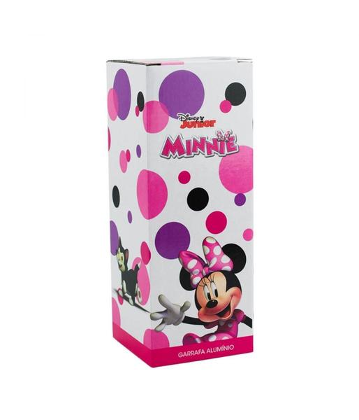 Imagem de Garrafa Alumínio Rosa Minnie Laço 500Ml - Disney