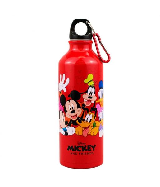 Imagem de Garrafa Alumínio Vermelho Turma Disney Mickey Minnie 500 ml - Taimes