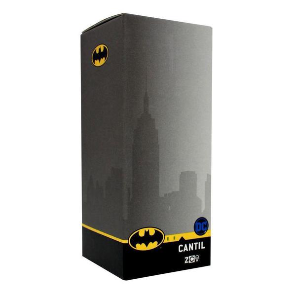 Imagem de Garrafa Batman Logo Térmica 400ML Metal Preta Oficial DC - Zona Criativa