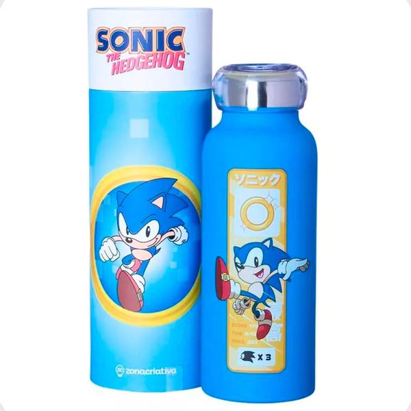 Imagem de Garrafa bubble sonic hedgehog 500ml