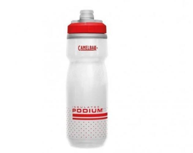 Imagem de Garrafa Camelback Podium Chill 0,71L Branco E Vermelho