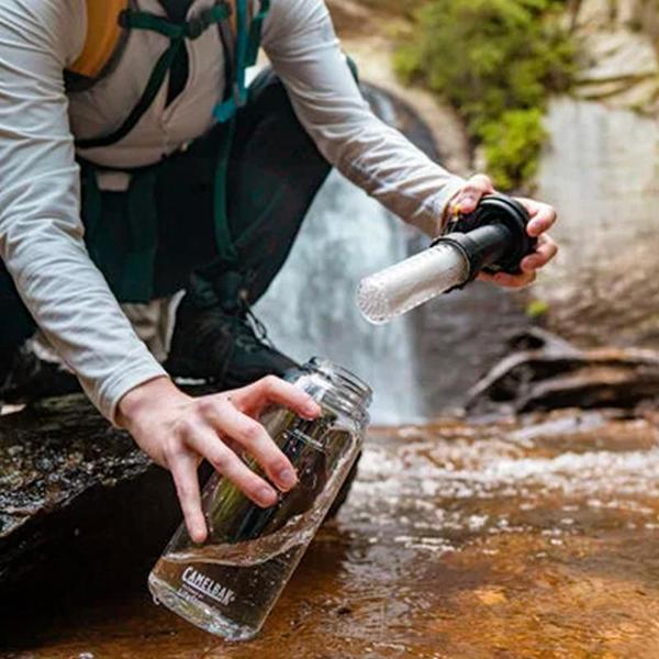 Imagem de Garrafa Camelbak Eddy + Filtro Lifestraw 1L - Preto