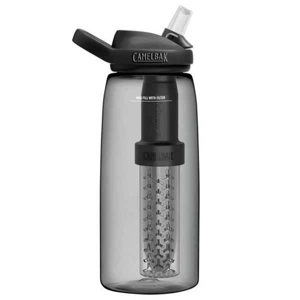 Imagem de Garrafa Camelbak Eddy + Filtro Lifestraw 1L - Preto