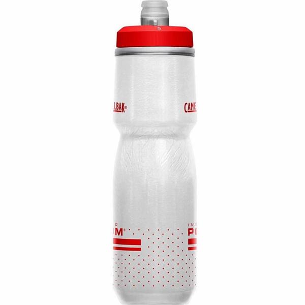 Imagem de Garrafa camelbak podium chill 710ml branco/verm