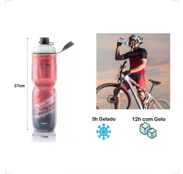 Imagem de Garrafa Caramanhola 700ml Squeeze Termica Para Bike