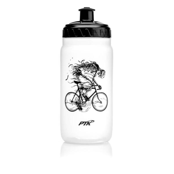 Imagem de Garrafa Caramanhola Ciclismo Bike PTK Squeeze Branca