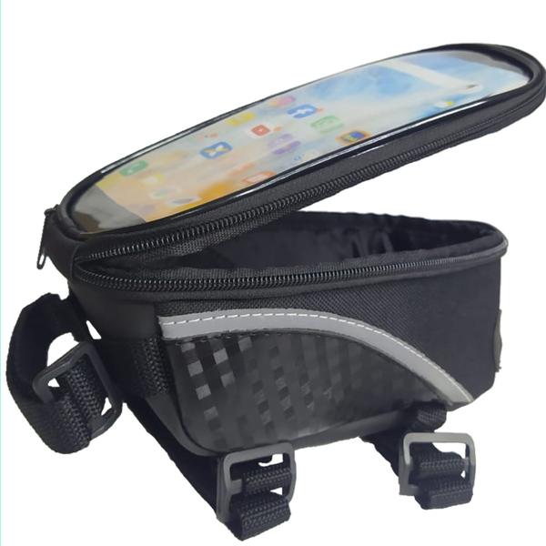 Garrafa caramanhola + suporte + bolsa de selin + bolsa porta celular bike - PTK Imagem de Garrafa caramanhola + suporte + bolsa de selin + bolsa porta celular bike
