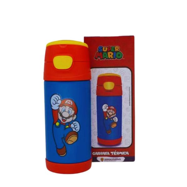 Imagem de Garrafa Click Super Mario Oficial 350ml da Zona Criativa - Zonacriativa