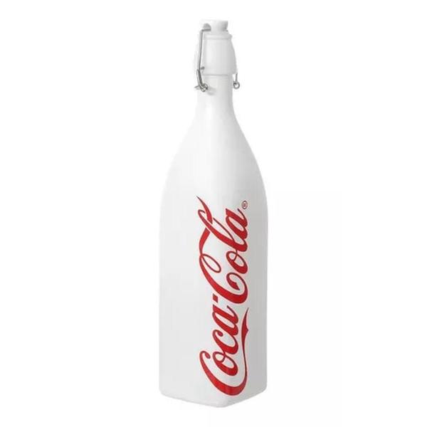 Imagem de Garrafa Coca-Cola Hermet 1 Litro - Branca - Hauskraft