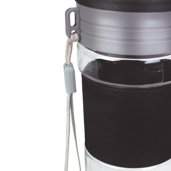 Garrafa com Infusor Preta 550ml Mor Imagem de Garrafa com Infusor Preta 550ml Mor