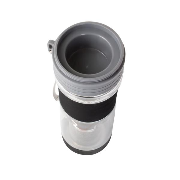 Garrafa com Infusor Preta 550ml Mor Imagem de Garrafa com Infusor Preta 550ml Mor