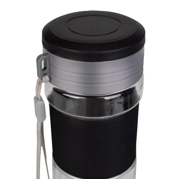 Garrafa com Infusor Preta 550ml Mor Imagem de Garrafa com Infusor Preta 550ml Mor