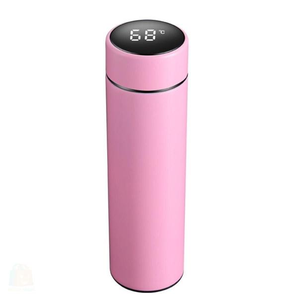 Garrafa Com Tela De Led Temperatura 480Ml Smart - Wstore Imagem de Garrafa Com Tela De Led Temperatura 480Ml Smart