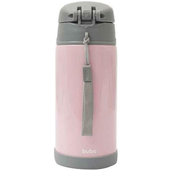 Imagem de Garrafa Copo Térmico Gumy 420ml Parede Dupla Inox Buba Rosa